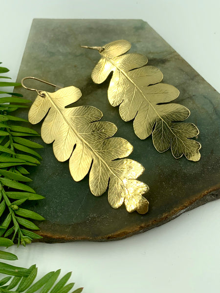 Large Brass Ferns 2